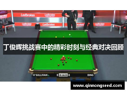 丁俊晖挑战赛中的精彩时刻与经典对决回顾